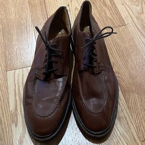 Paraboot Brooks Brothers Classic Brown Leather Men's Shoes